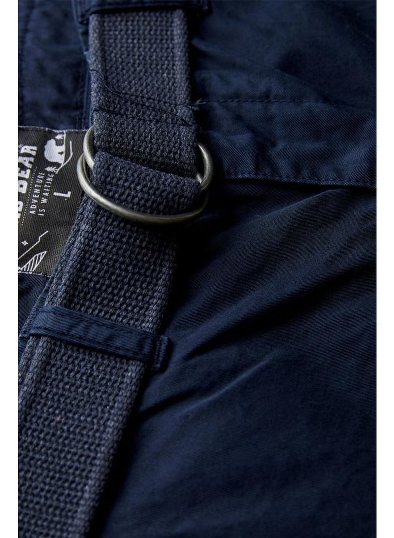 Bad Bear Forager Men's Navy Blue Cargo Shorts - Image 3